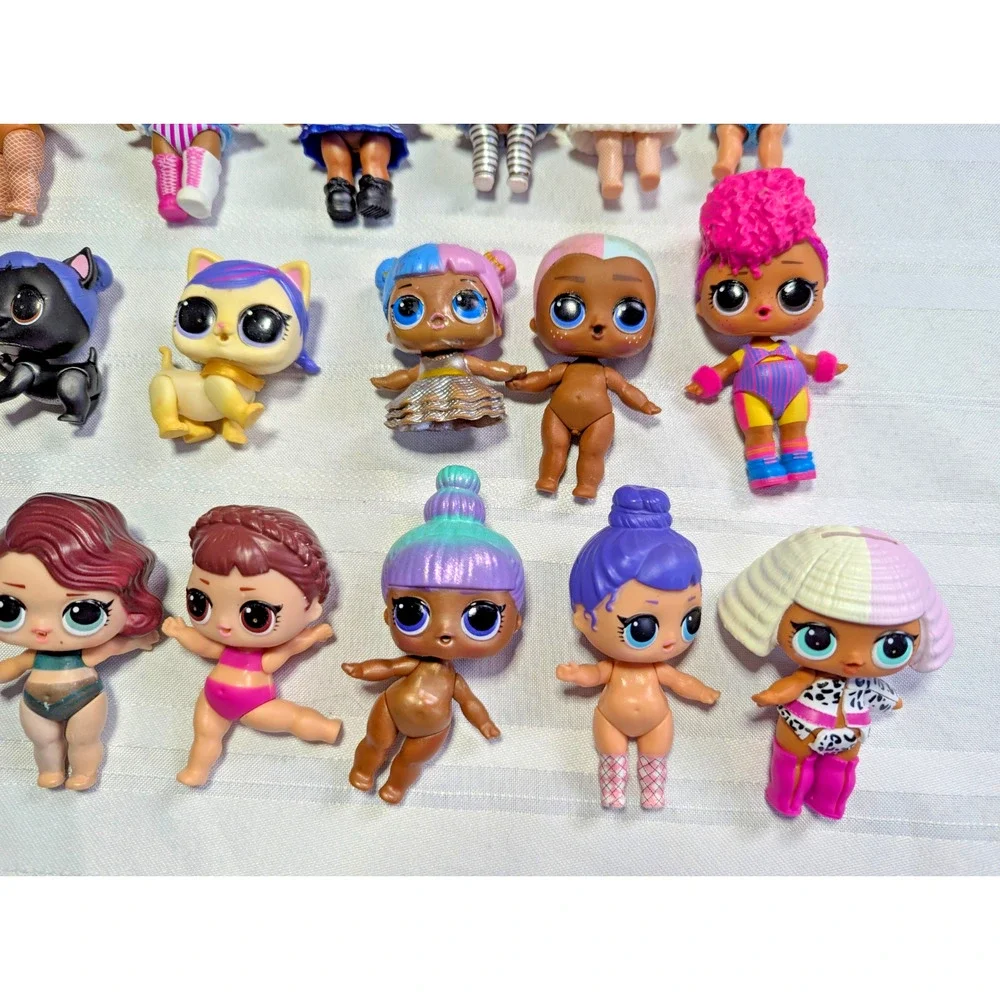 LOL Surprise Dolls and Pets - Lot of 28 Figures Plus One Oddball
